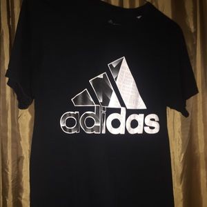 Black Adidas short sleeve.